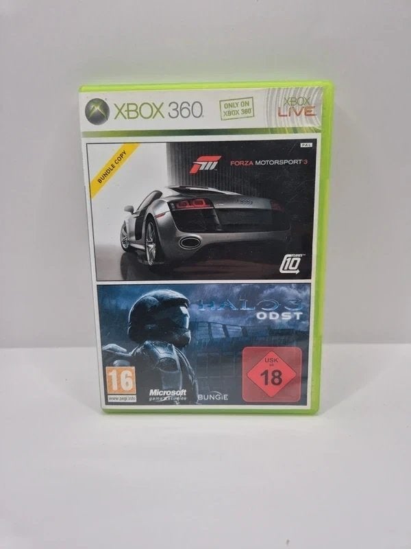 Forza Motorsport 3 / Halo 3 Odst Xbox 360, Microsoft Corporation One Microsoft Way Redmond, WA 98052-6399 United States of America (Verenigde Staten) 📞 Telefoon: +1 425-882-8080 support@microsoft.com