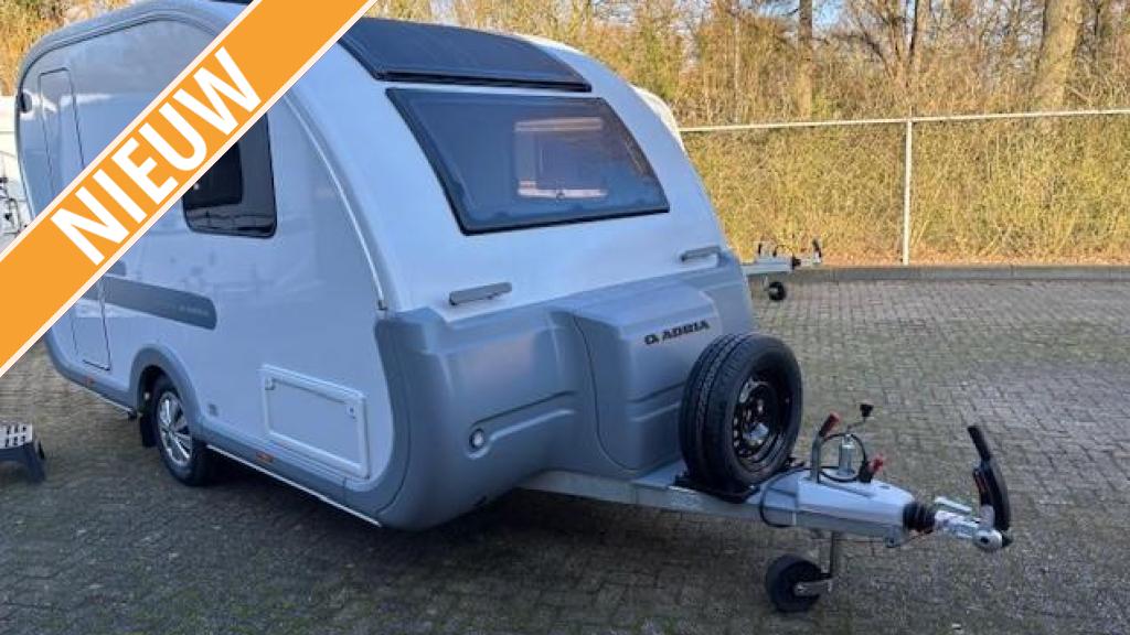 Adria Action 391 LH nieuwste model met airco, Caravans en Kamperen, Standaardzit, Tot en met 2, 4 tot 5 meter, Schokbreker