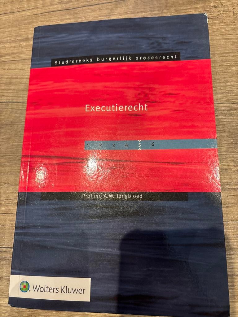 Executierecht 6e druk - Studieboek Burgerlijk Procesrecht, Ophalen of Verzenden, Gamma, Gelezen, WO