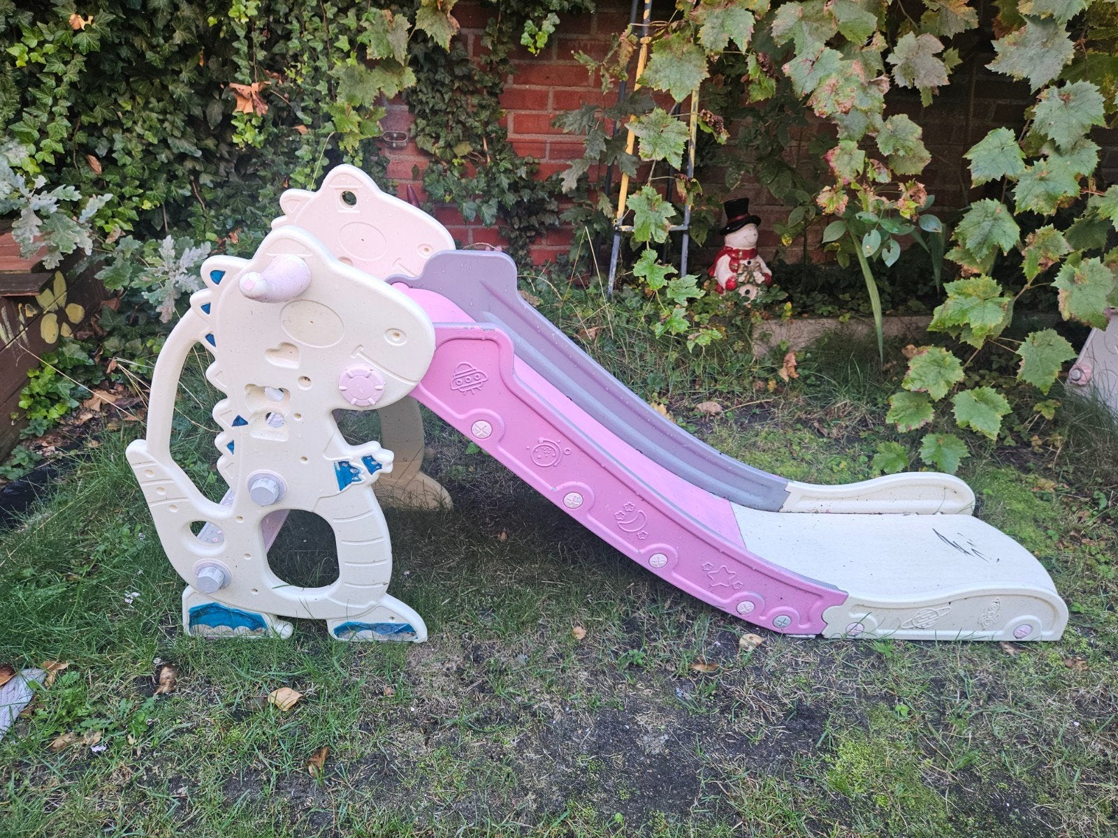 Roze kinder glijbaan met trap vanaf 1 jaar – speeltoestel vo, Ophalen, Gebruikt, Glijbaan