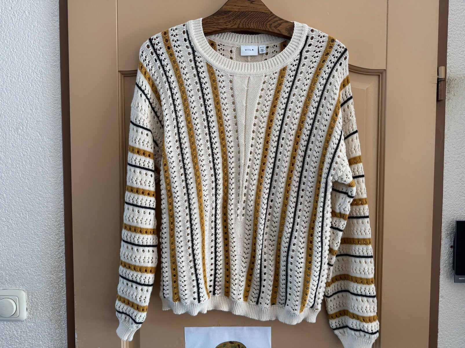 Leuke gehaakte zomertrui van VILA mt xl ZGAN, Ophalen of Verzenden, Zo goed als nieuw, Maat 46/48 (XL) of groter