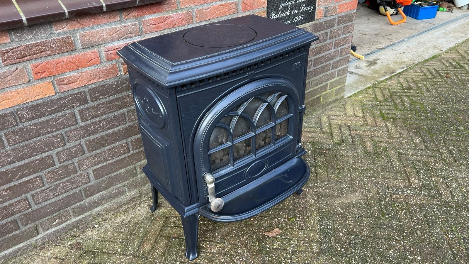 Jotul Gaskachel - Klassieke Vrijstaande Haard, Huis en Inrichting, Kachels, Ophalen, Gebruikt, Gas, Vrijstaand
