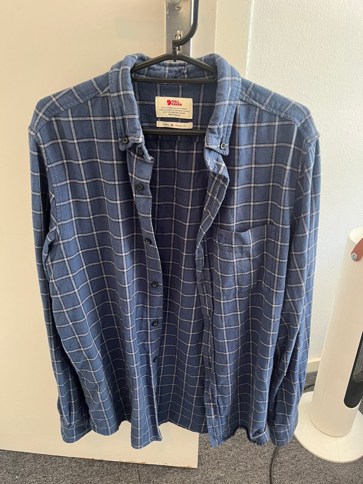 Fjallraven Overhemd Heren - Maat M - Blauw, Kleding | Heren, Ophalen of Verzenden, Zo goed als nieuw, Blauw, Halswijdte 41/42 (L)