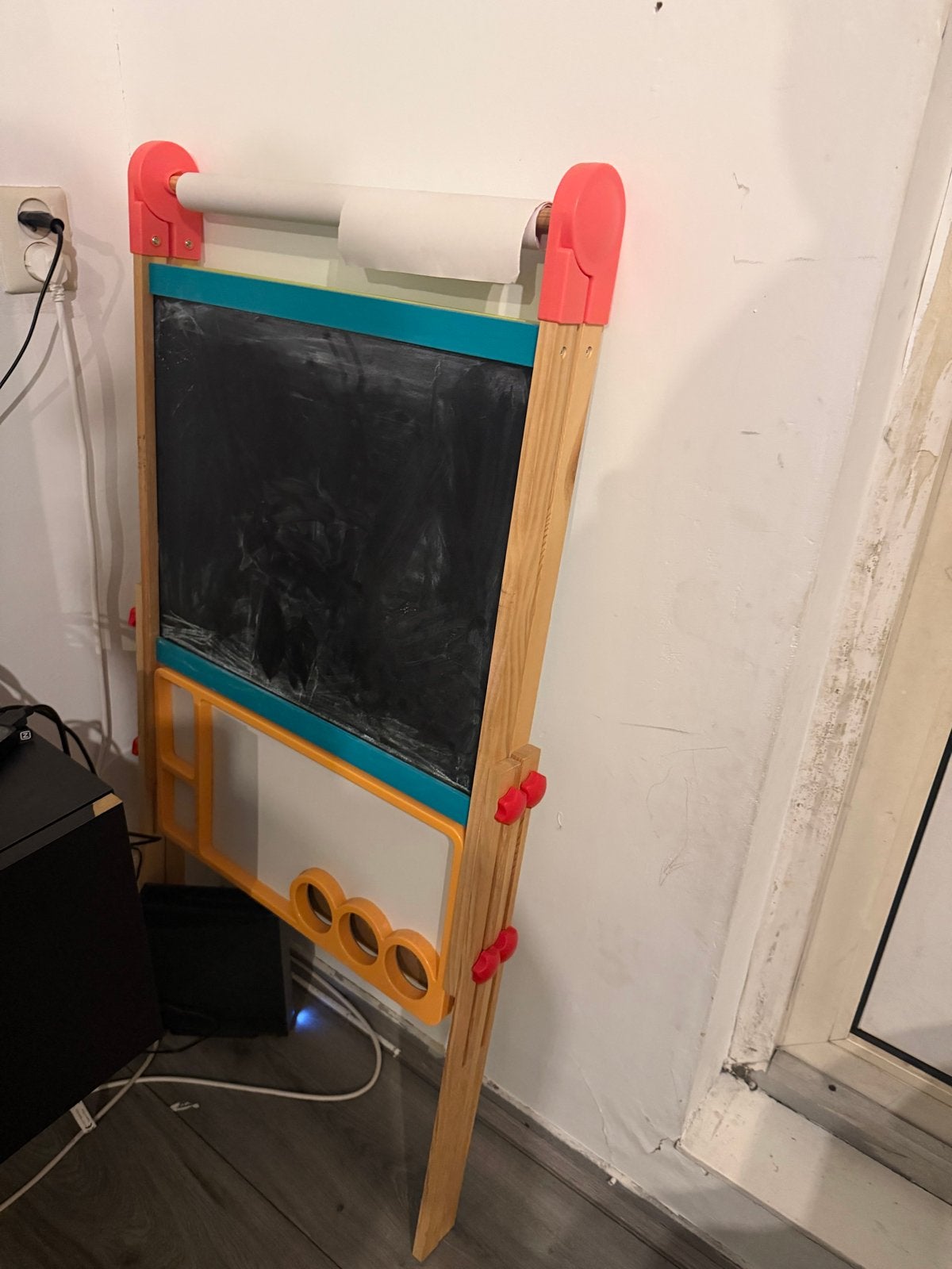 Tekenbord/schoolbord voor kinderen - dubbelzijdig, Kinderen en Baby's, Ophalen, Gebruikt, Knutselen