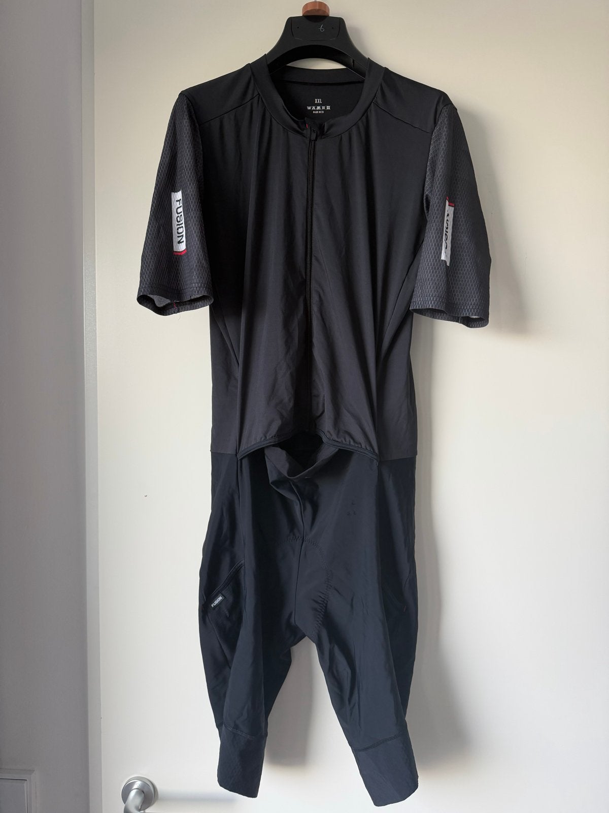 Fusion Tempo Two triathlonpak / trisuit XXL, Zwart, Overige maten, Ophalen of Verzenden, Hardlopen of Fietsen