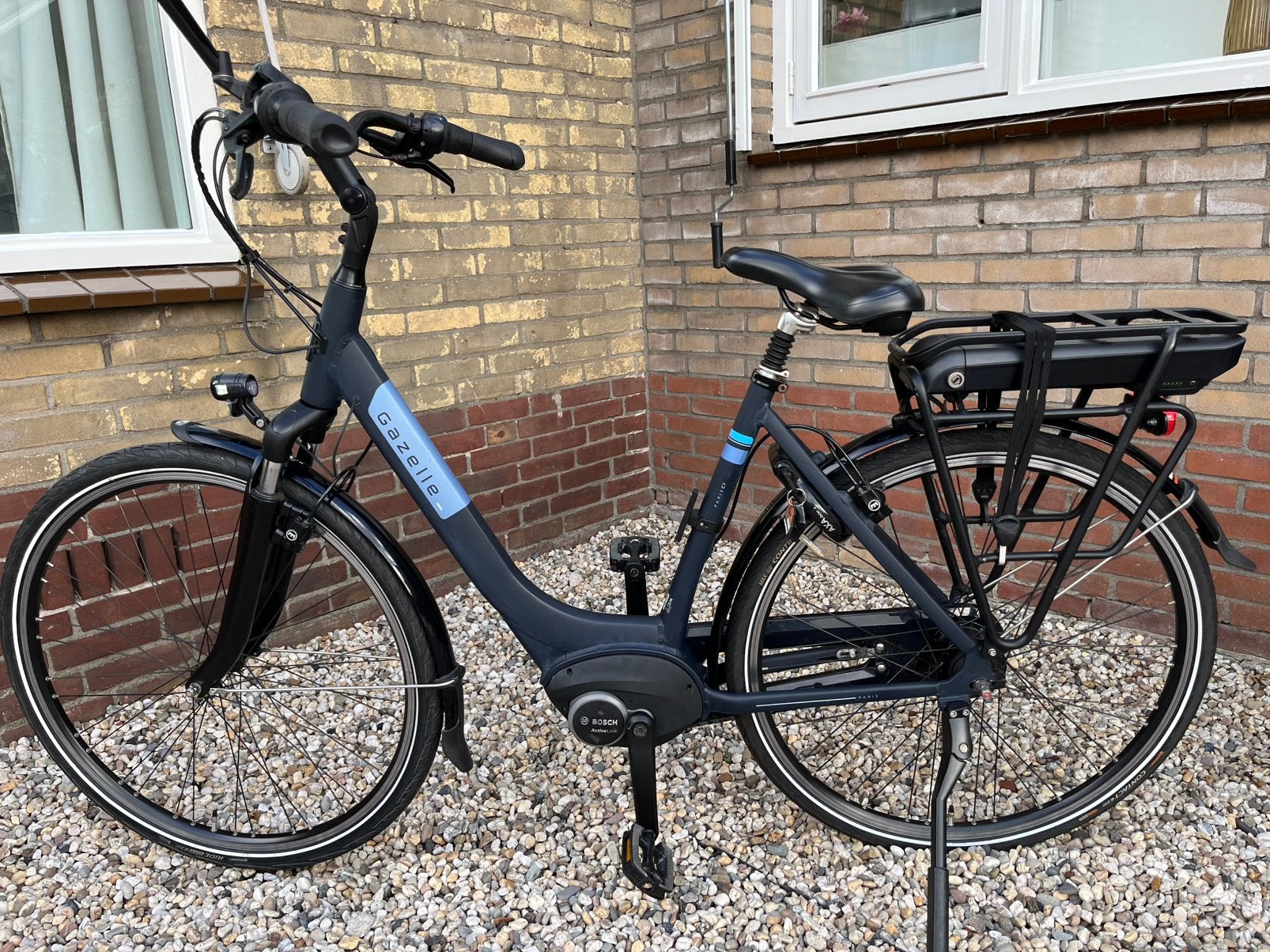 Zeer nette Gazelle Paris C7 elektrische damesfiets 53cm, Ophalen of Verzenden, Zo goed als nieuw, 51 tot 55 cm, 50 km per accu of meer