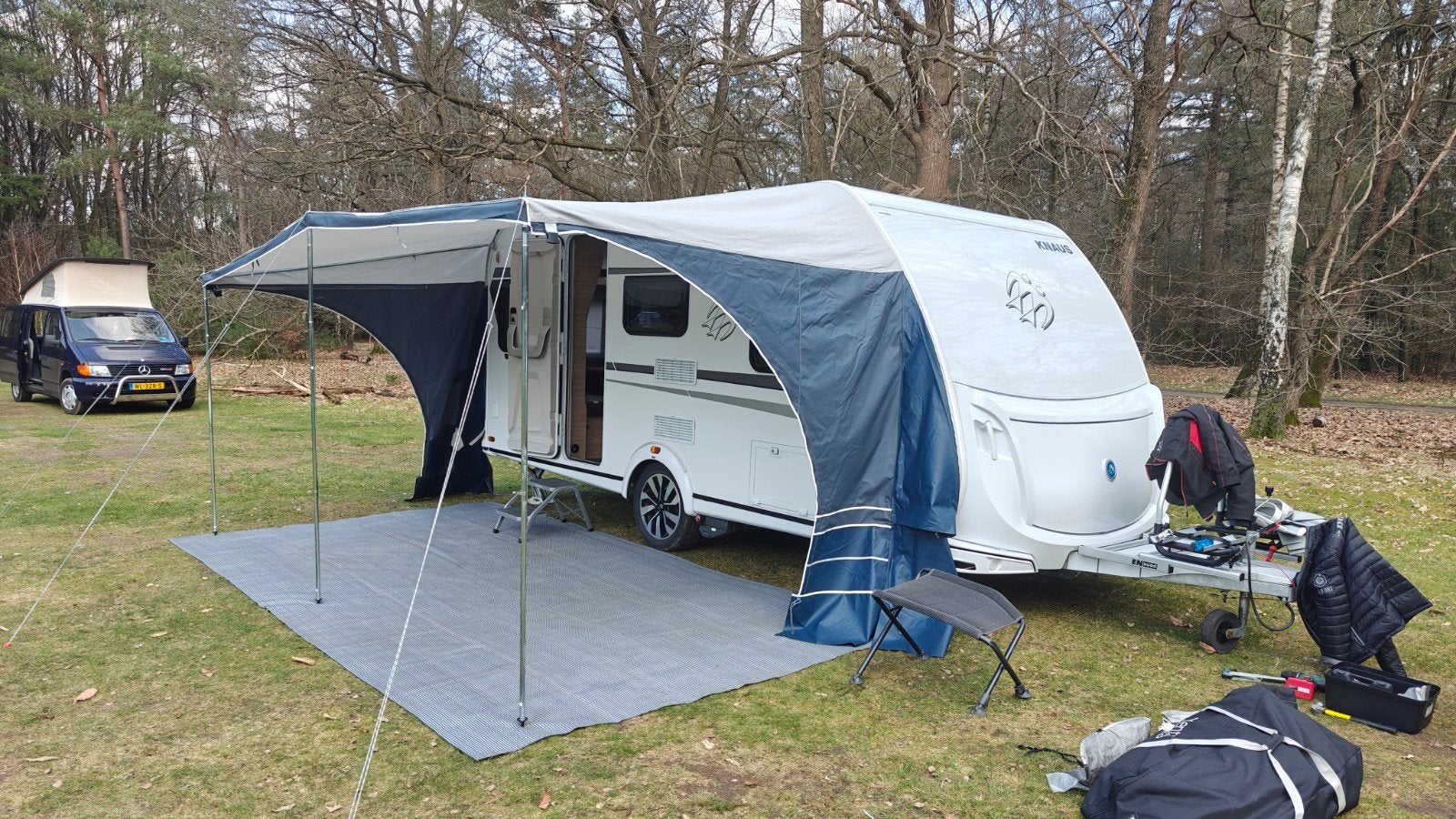 caravan luifel / voortent, Ophalen of Verzenden, Tot en met 4