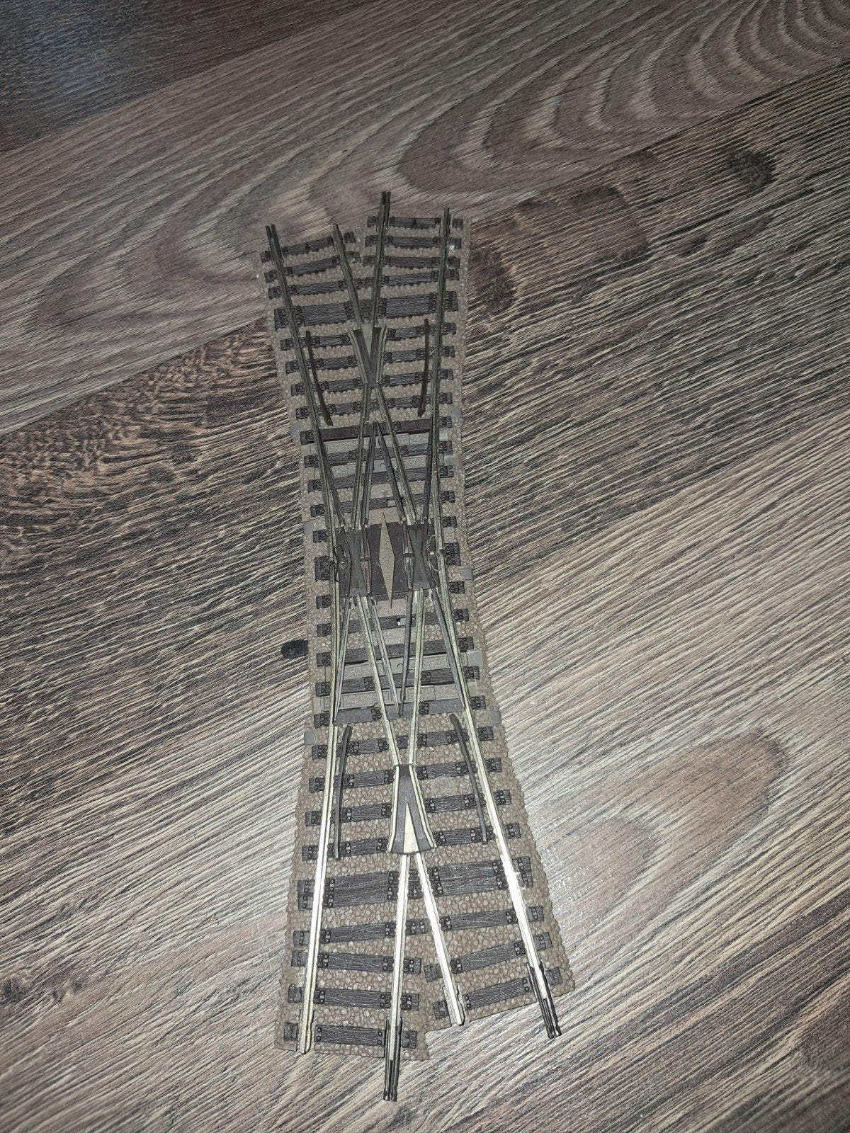 Fleischmann 6165 Profi-rail engelse wissel rechts, Gebruikt, Gelijkstroom, Fleischmann, Rails