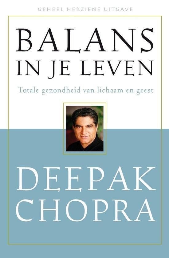 Deepak Chopra Balans in je leven, Ophalen of Verzenden, Nieuw, Spiritualiteit algemeen, Overige typen
