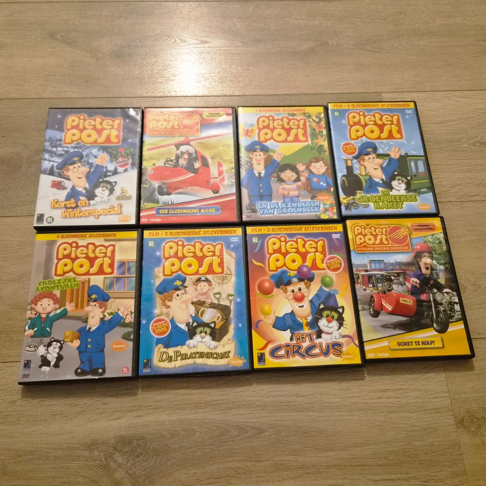 Grote collectie Pieter Post DVD's - 8 stuks, Gebruikt, Alle leeftijden, Ophalen of Verzenden, Familie