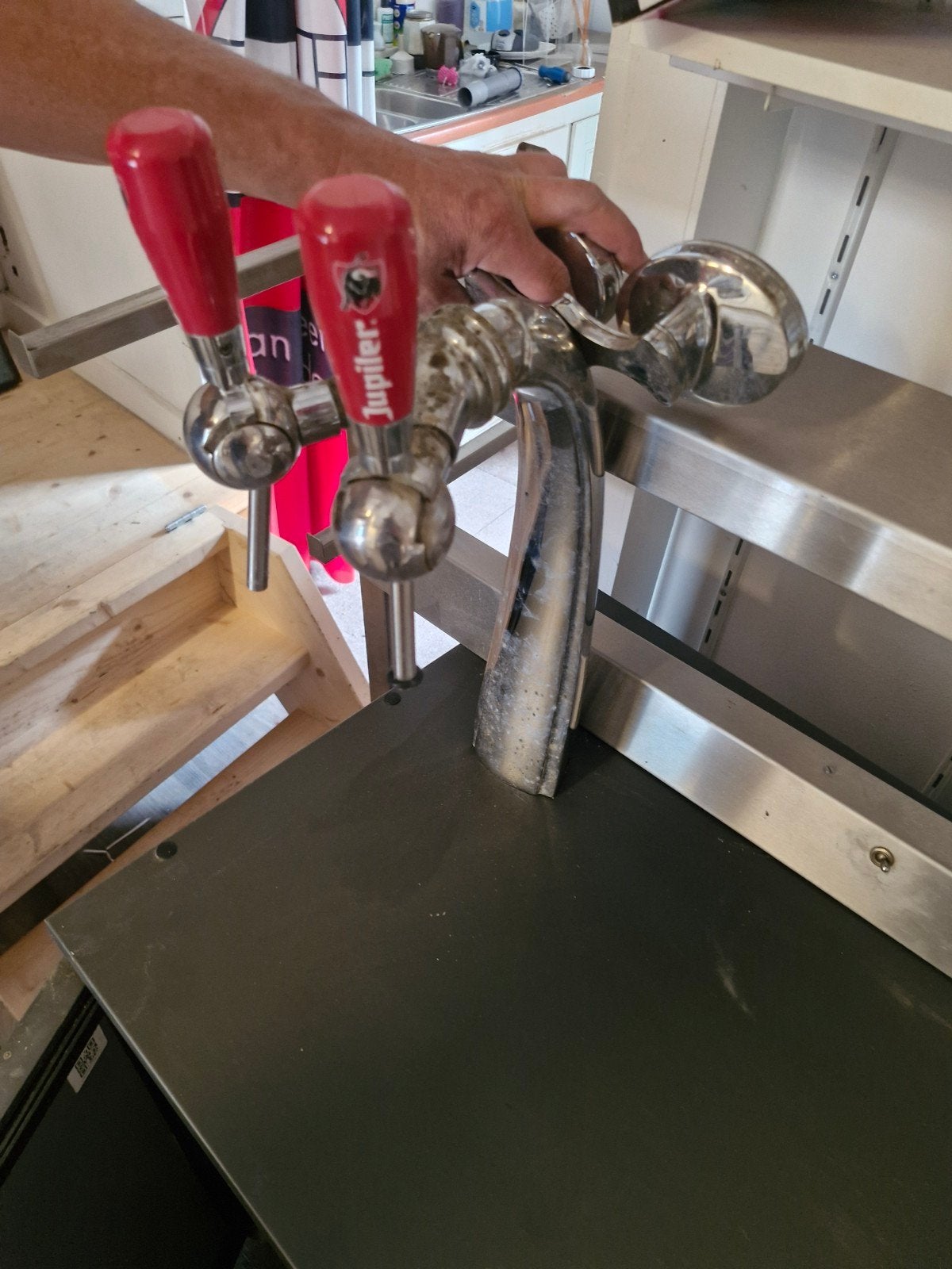 Jupiler Biertap met 2 kranen, Ophalen of Verzenden
