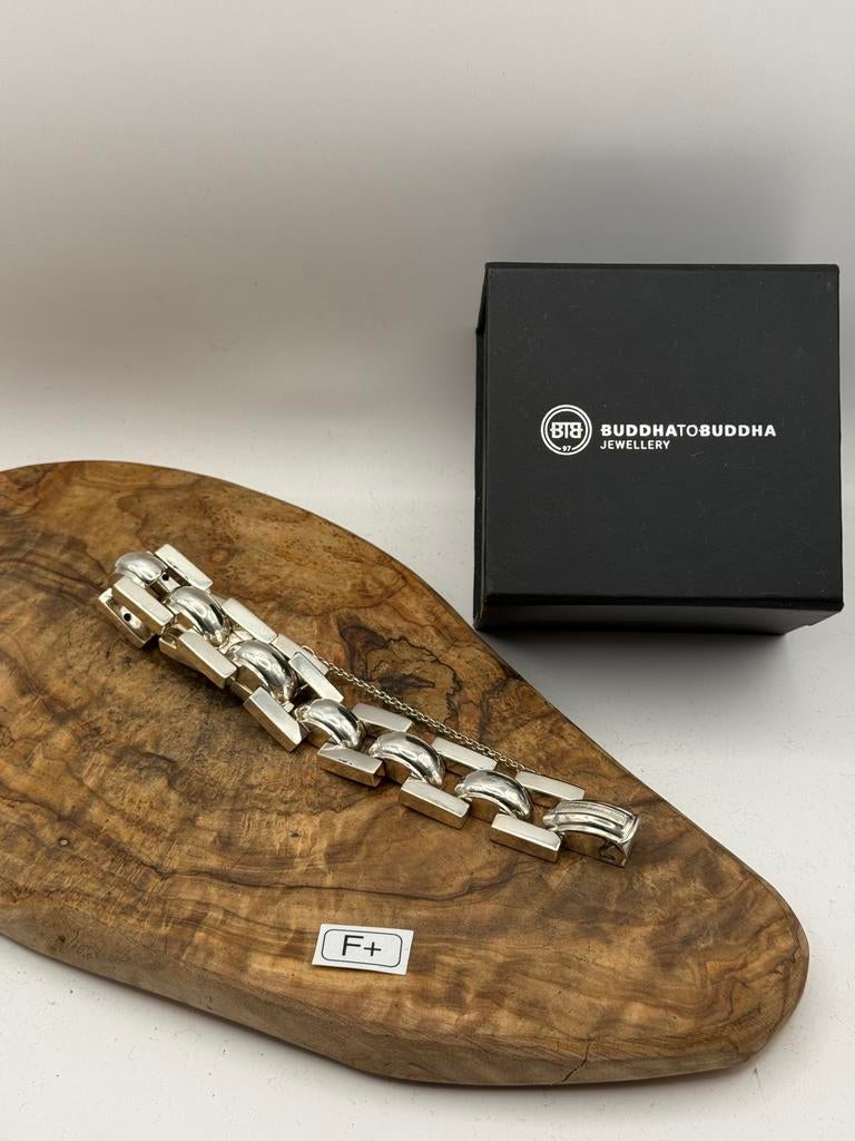 “BATUL BIG” buddha to buddha 22,5cm• Maat: F+ “GEPOLIJST”, Ophalen of Verzenden, Zo goed als nieuw, Zilver, Zilver