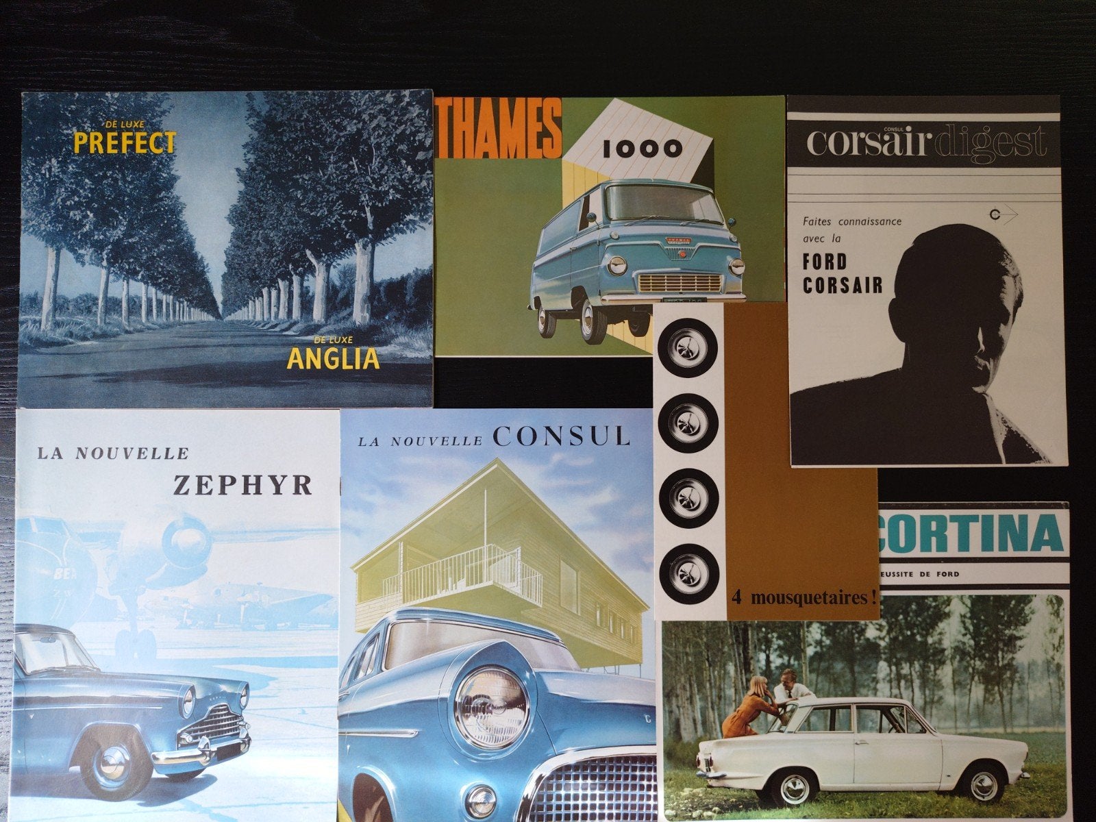 7 stuks Ford divers brochures, Boeken, Auto's | Folders en Tijdschriften, Ophalen of Verzenden, Gelezen, Ford, Ford Motor Company