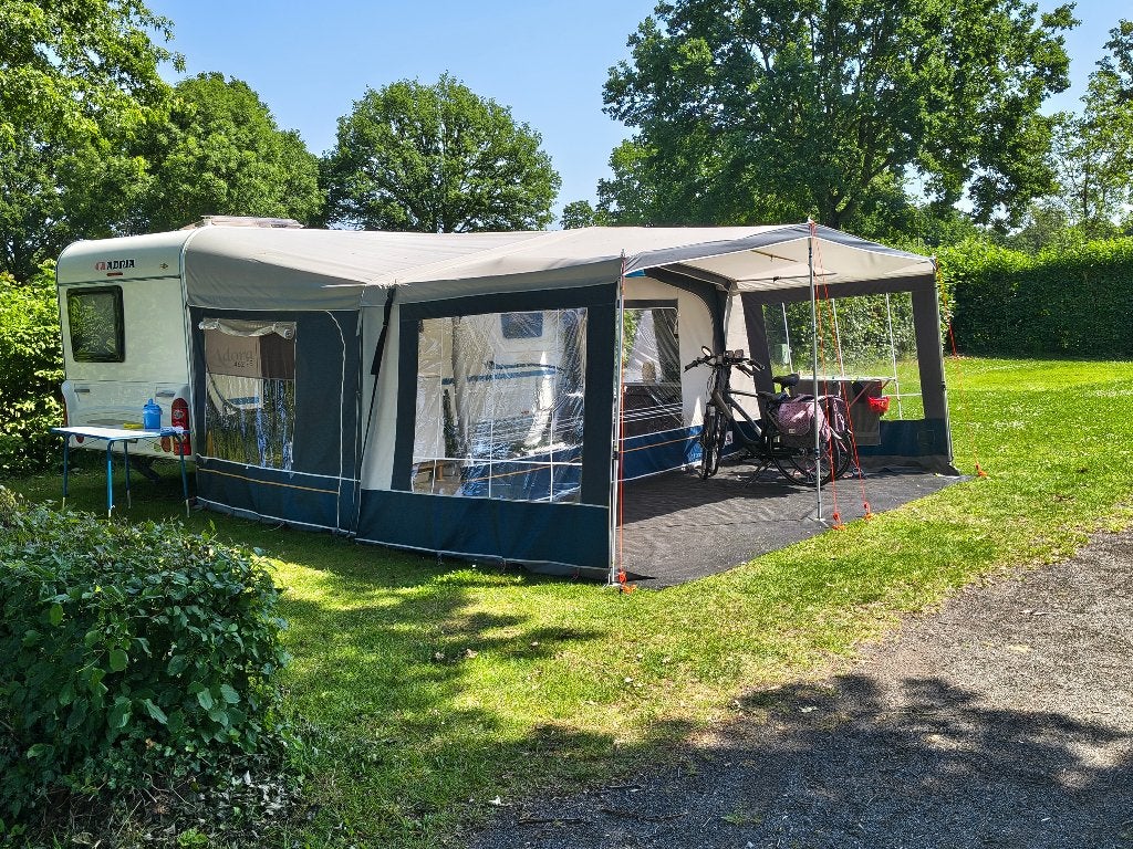 DOREMA Voortent met + koppelbare luifel, omloop mt 11(925m), Caravans en Kamperen, Ophalen, Gebruikt, Ten Cate All Season 240g/m2