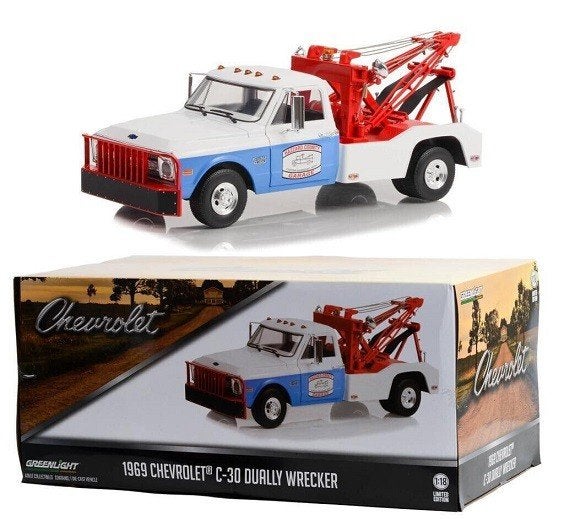 Greenlight
The Dukes Chevrolet C-30 Dually Wrecker 1:18 Nieu, Ophalen of Verzenden, Nieuw, Auto