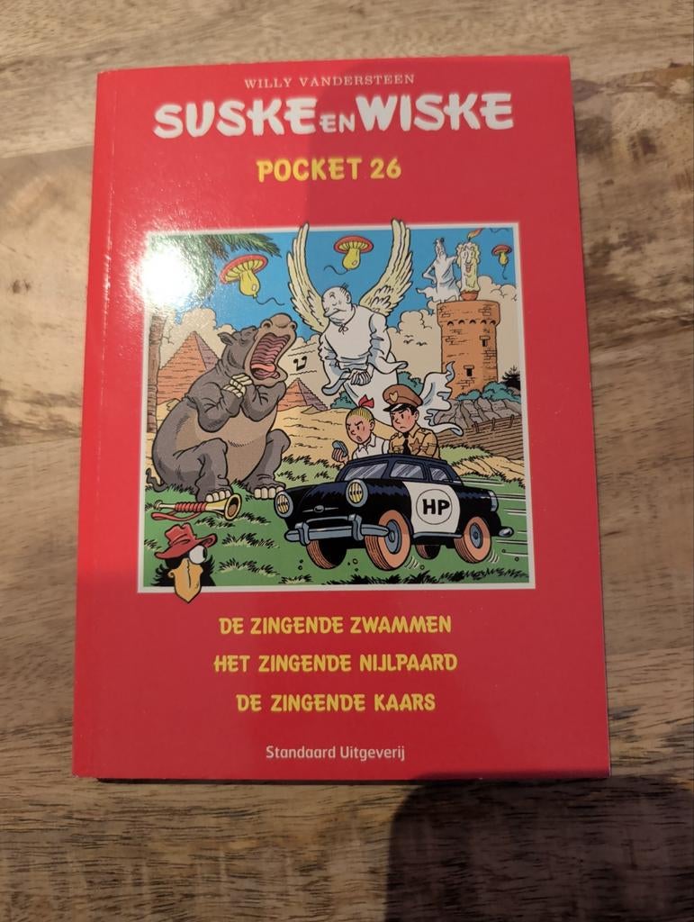 Suske en Wiske Pocket 26 - De Zingende Zwammen, Eén stripboek, Ophalen of Verzenden, Zo goed als nieuw, Willy Vandersteen