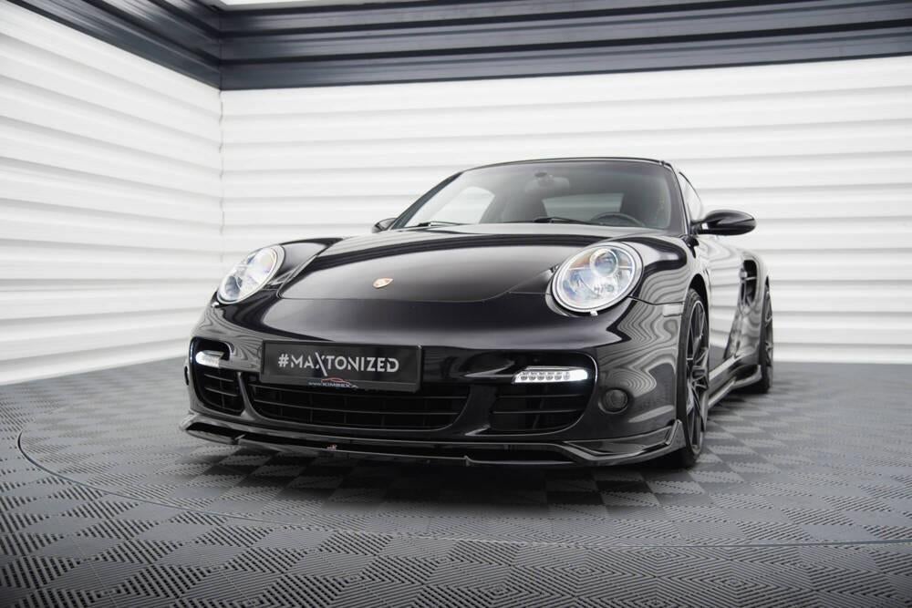 Voorlip sideskirt diffuser - Porsche 911 Turbo 997 06-09, Auto diversen, Tuning en Styling, Ophalen of Verzenden