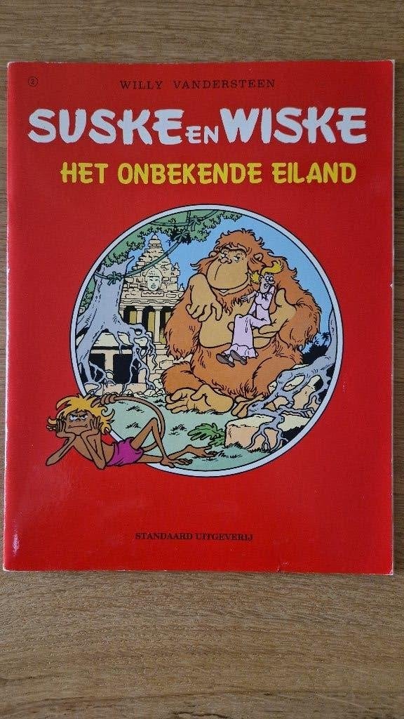 Suske en Wiske - Het onbekende eiland, Willy Vandersteen, Eén stripboek, Ophalen of Verzenden, Zo goed als nieuw