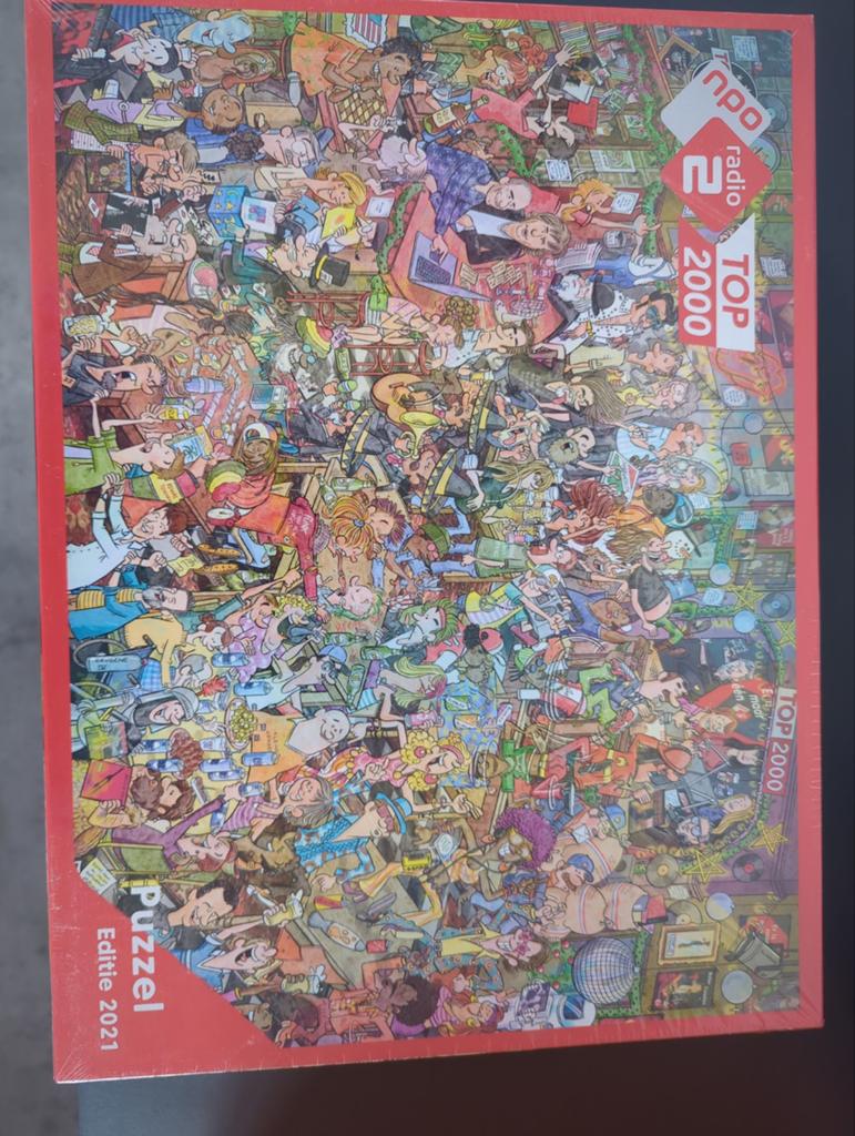 NPO Radio 2 Top 2000 Puzzel Editie 2021, nieuw!, Ophalen of Verzenden, 500 t/m 1500 stukjes, Zo goed als nieuw, Legpuzzel