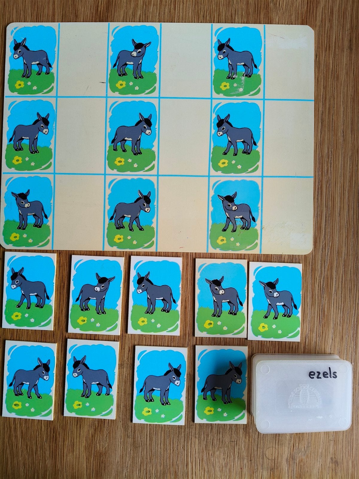 Vintage Ezelspel 1971, Ophalen, Gebruikt