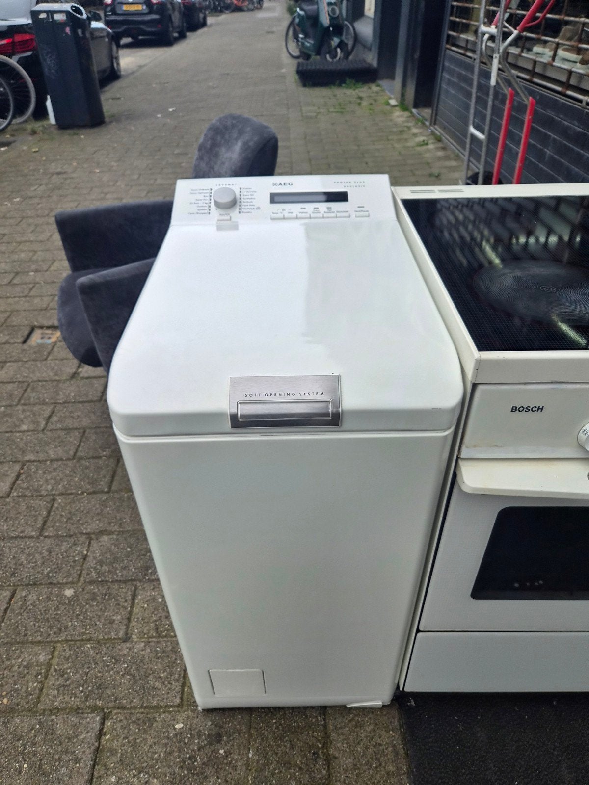 wasmachine AEG, Ophalen, Gebruikt, Handwasprogramma, Bovenlader