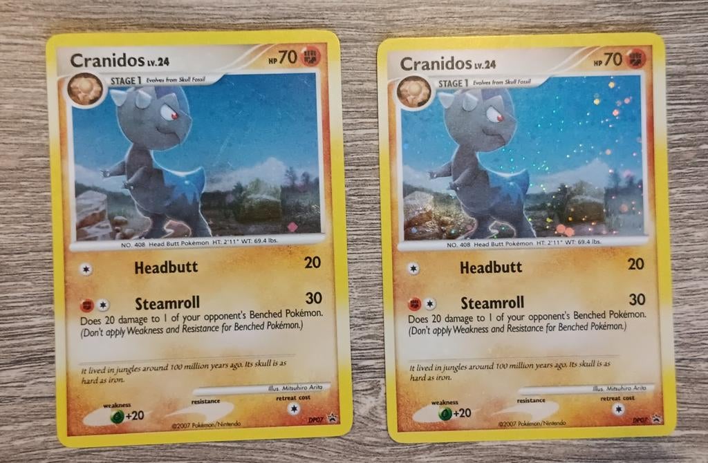 Cranidos lv.24 promo Diamond&Pearl 2 beschikbaar, Ophalen of Verzenden, Zo goed als nieuw, Losse kaart, Foil