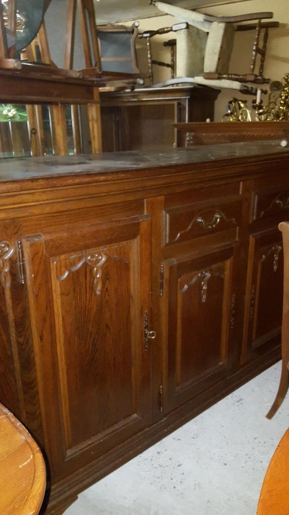 Eiken dressoir, Huis en Inrichting, Kasten | Dressoirs, Ophalen, 25 tot 50 cm