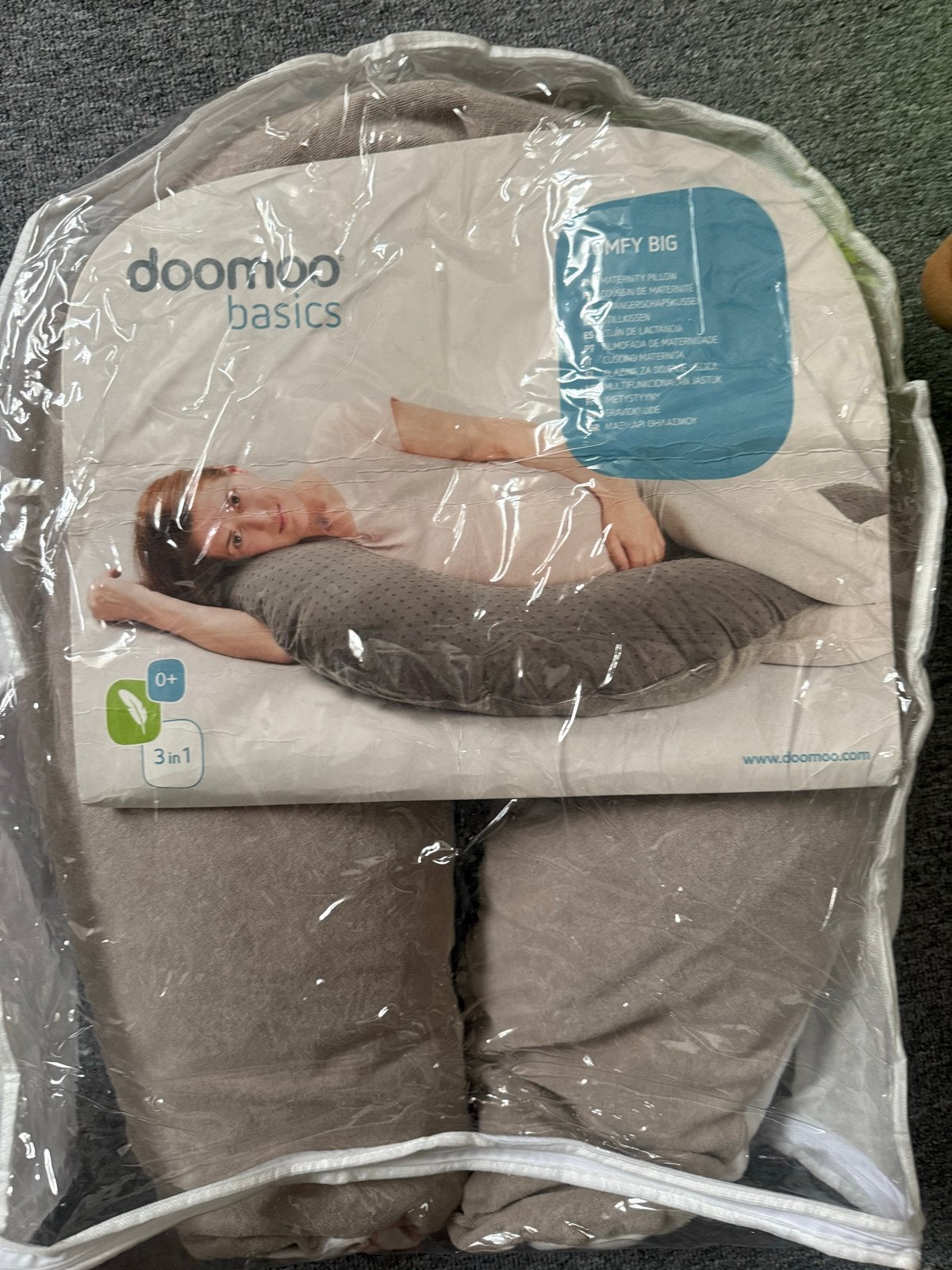 Doomoo Basics Comfy Big Zwangerschaps- en Voedingskussen, Ophalen, Zo goed als nieuw