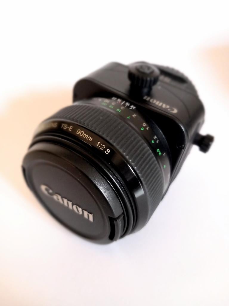 Canon TS-E 90 mm f/2.8 tilt/shift kwaliteits objectief zgan., Audio, Tv en Foto, Fotografie | Lenzen en Objectieven, Ophalen of Verzenden