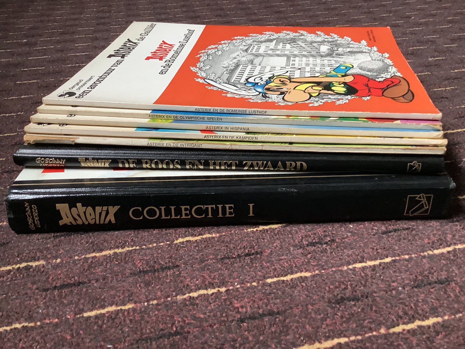 Asterix Collectie Lecturama HC 2x en 5x Uitg.Amsterdam, Meerdere stripboeken, Ophalen of Verzenden, Gelezen