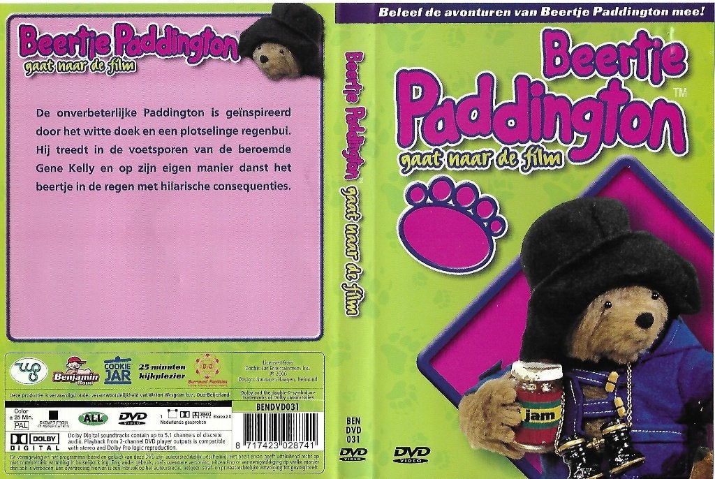 Beertje Paddington gaat naar de film, Cd's en Dvd's, Alle leeftijden, Ophalen of Verzenden, Zo goed als nieuw