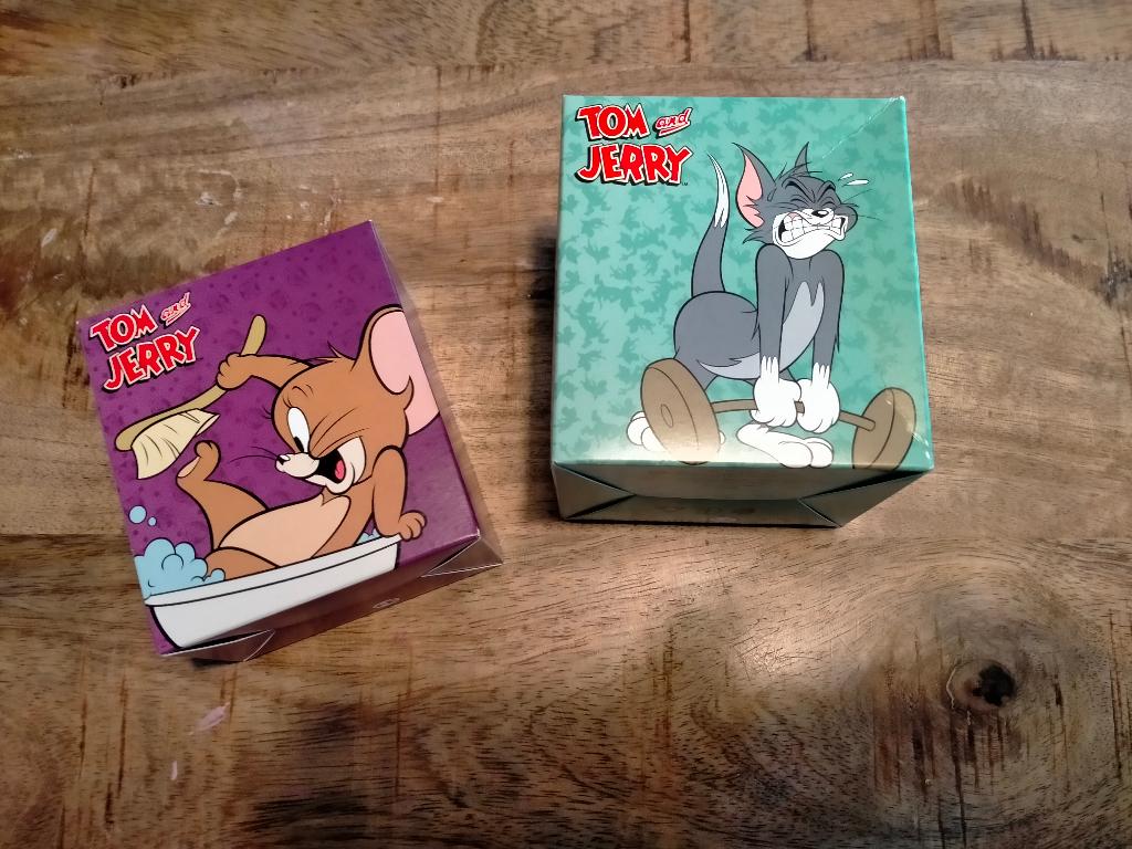 Tom en Jerry Happy Meal Mcdonalds figuren muis en kat, Verzamelen, Poppetjes en Figuurtjes, Zo goed als nieuw, Ophalen of Verzenden