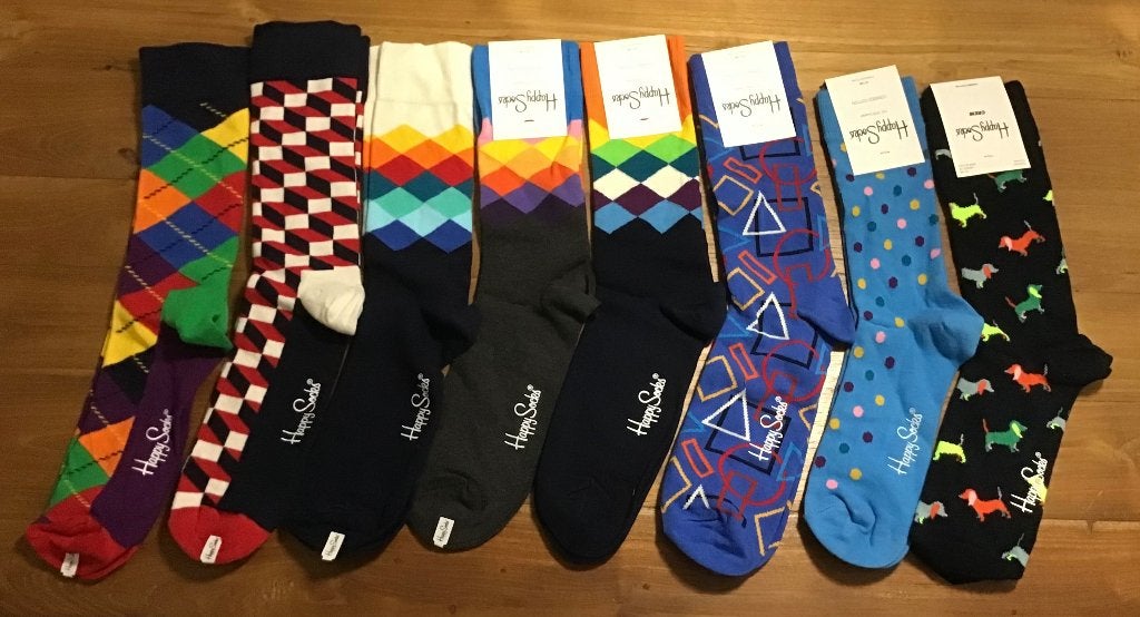 Happy socks 8 paar maat 41-46 nieuw, Kleding | Heren, Ophalen of Verzenden, Nieuw, Maat 43 t/m 46, Overige kleuren