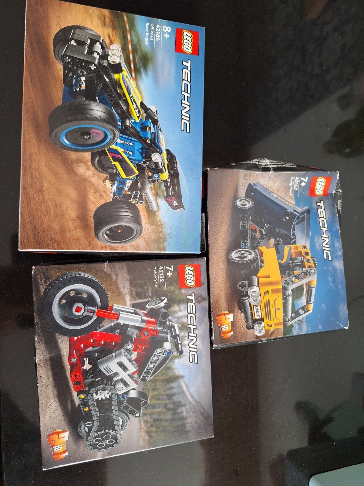 3 nieuwe LEGO Technic sets: Off-Road Buggy, Dumptruck, Motor, Ophalen, Nieuw