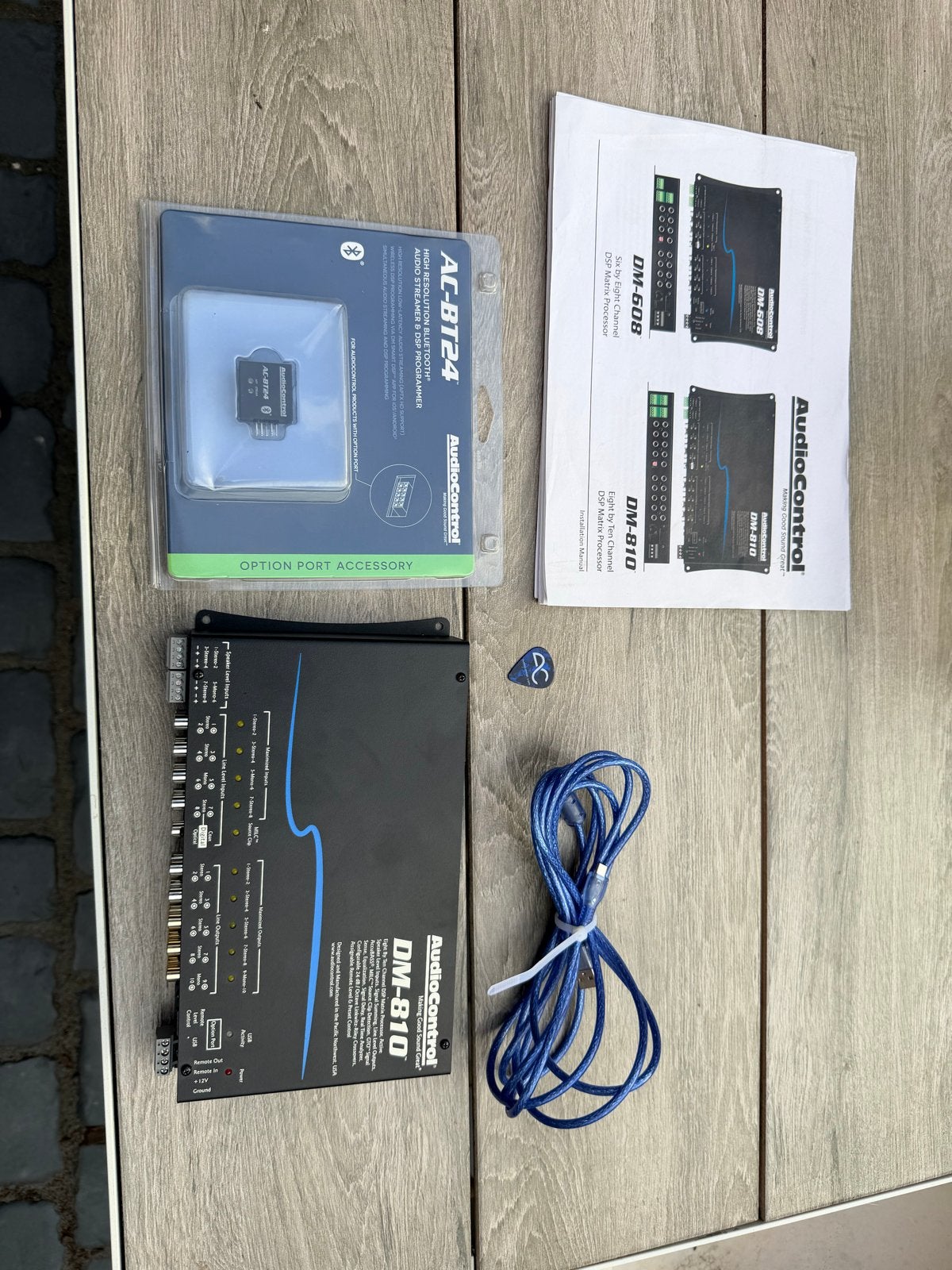 AudioControl DM-810 DSP + AC-BT24 Bluetooth Module, Auto diversen, Ophalen of Verzenden, Zo goed als nieuw