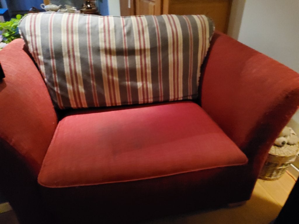 fauteuil stoel, Huis en Inrichting, Ophalen, Hout, Gebruikt, Minder dan 75 cm