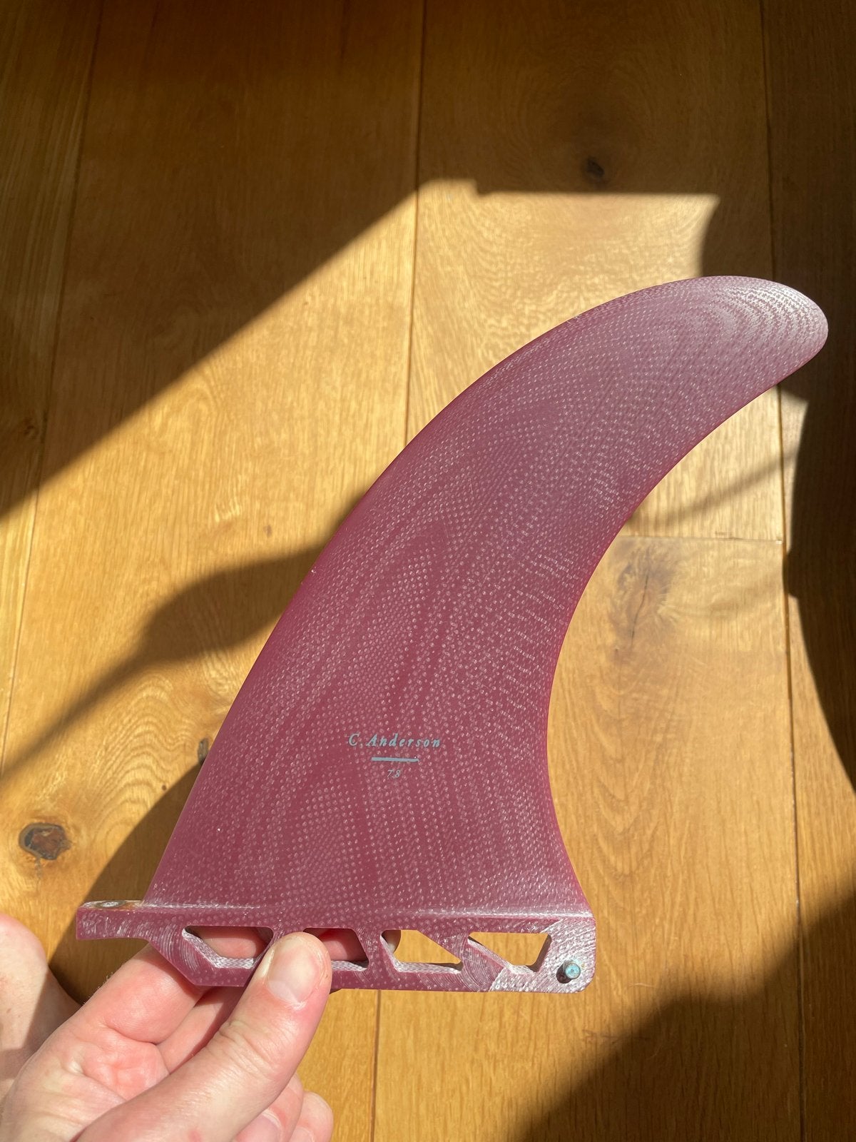 Ando 7.8 Futures single fin, Watersport en Boten, Ophalen of Verzenden, Zo goed als nieuw