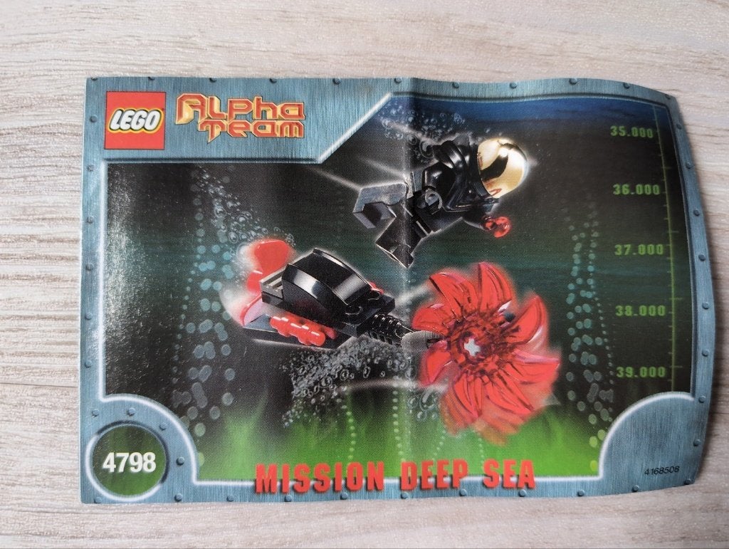 4798 LEGO Alpha Team Mission Deep Sea Evil Ogel Attack, Overige thema's, Lego, Compleet, Ophalen of Verzenden