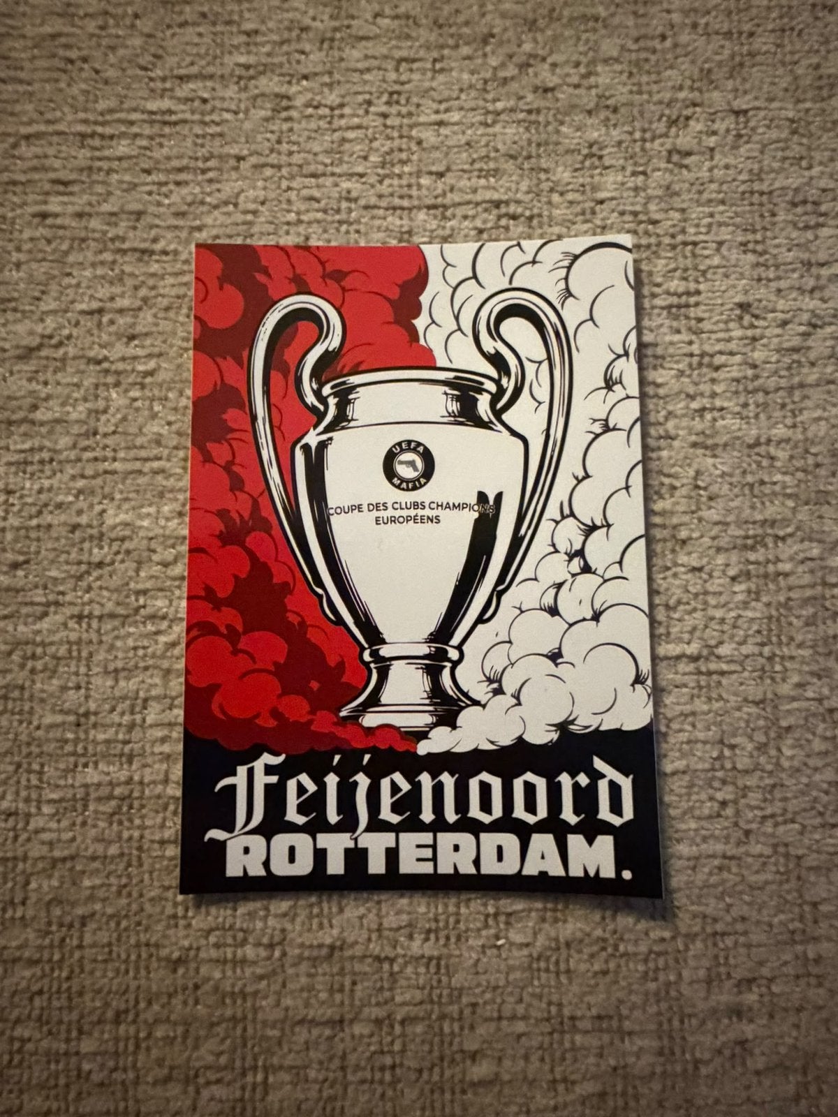 Feyenoord sticker, Verzamelen, Ophalen of Verzenden, Zo goed als nieuw, Sport