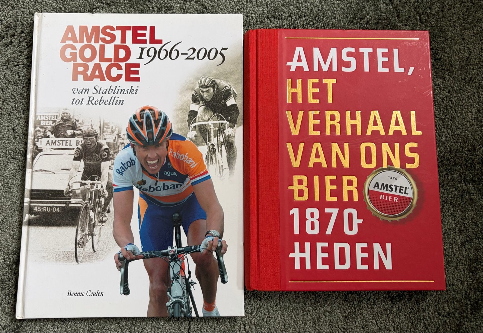 Boeken: Amstel Gold Race & Amstel Bier Historie, Ophalen of Verzenden, Zo goed als nieuw, Lopen en Fietsen