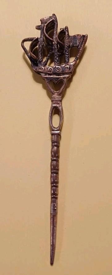 Verzilverde Pijpenwroeter antiek, Antiek en Kunst, Ophalen of Verzenden