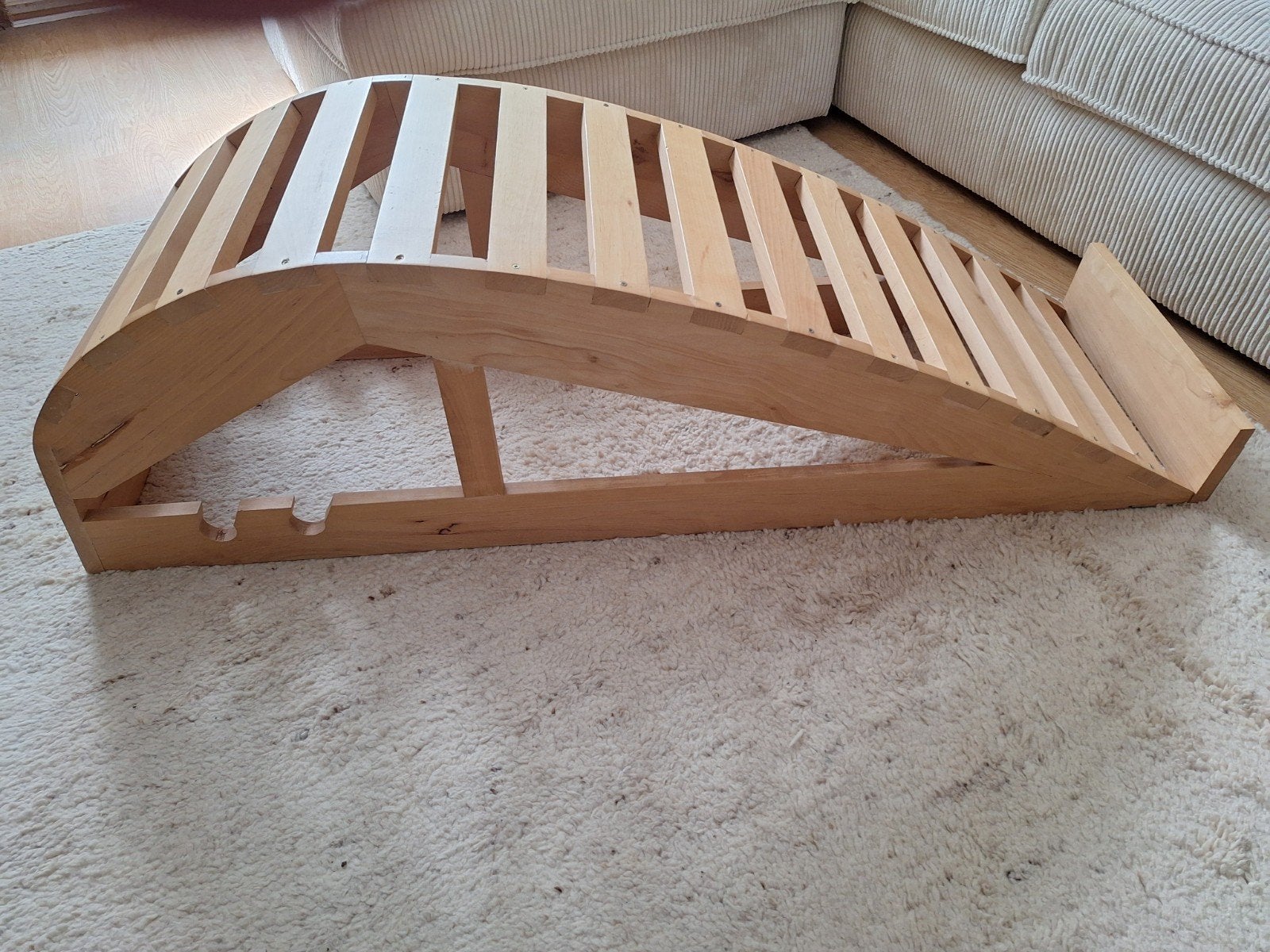 Houten Backstretcher - Rugtrainer - 142x42x42 cm, Sport en Fitness, Ophalen of Verzenden