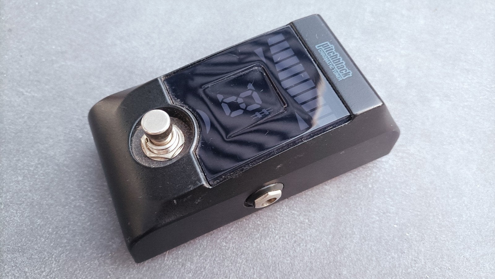 Korg Pitchblack chromatische tuner gitaarpedaal, Ophalen of Verzenden, Gebruikt, Overige typen