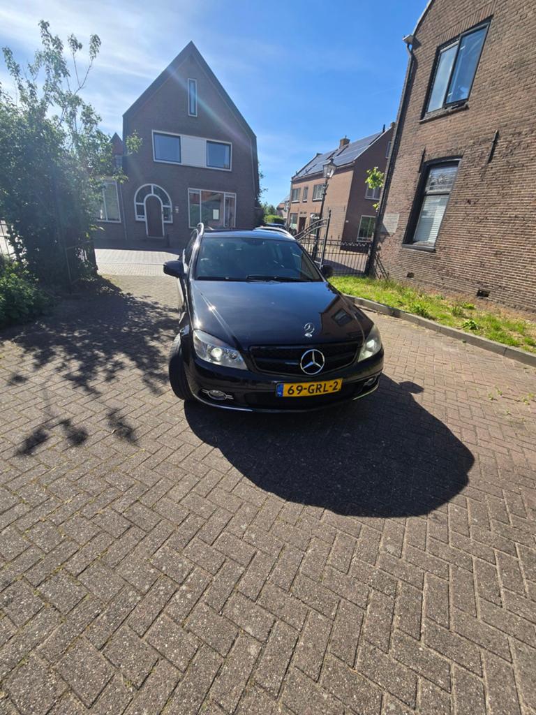 Mercedes-Benz C-Klasse 3.0 C280 Estate AUT 2008 Zwart, Auto's, Mercedes-Benz, Automaat, Achterwielaandrijving, 1800 kg, Stationwagon