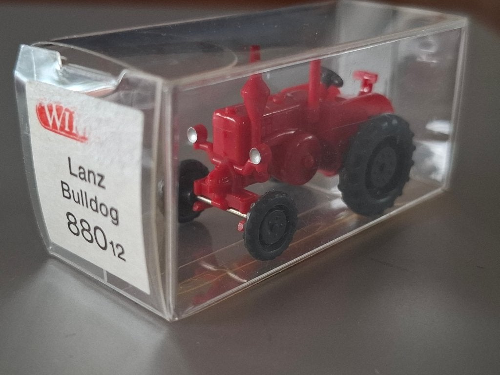 1:87 Lanz Bulldog Wiking in OVP € 6, Verzenden, Zo goed als nieuw, Hijskraan, Tractor of Landbouw, Wiking