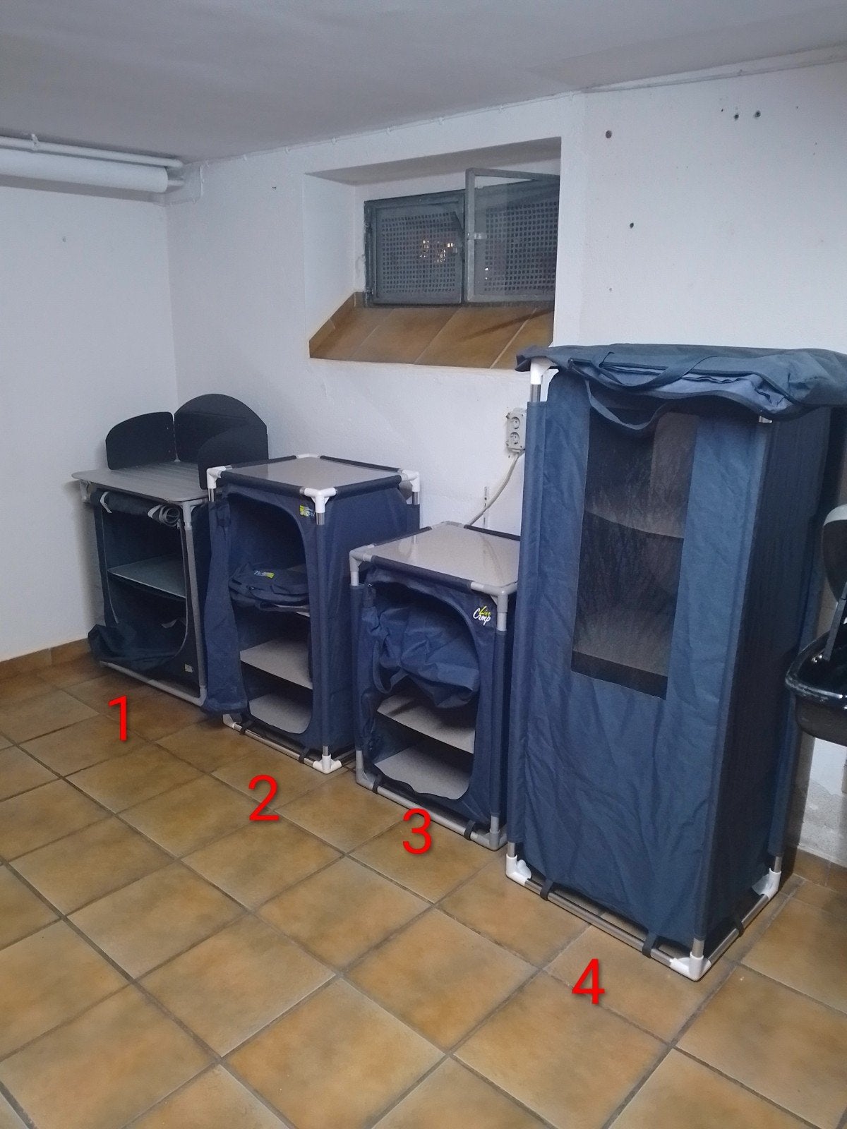 Camping kasten, Ophalen of Verzenden, Gebruikt