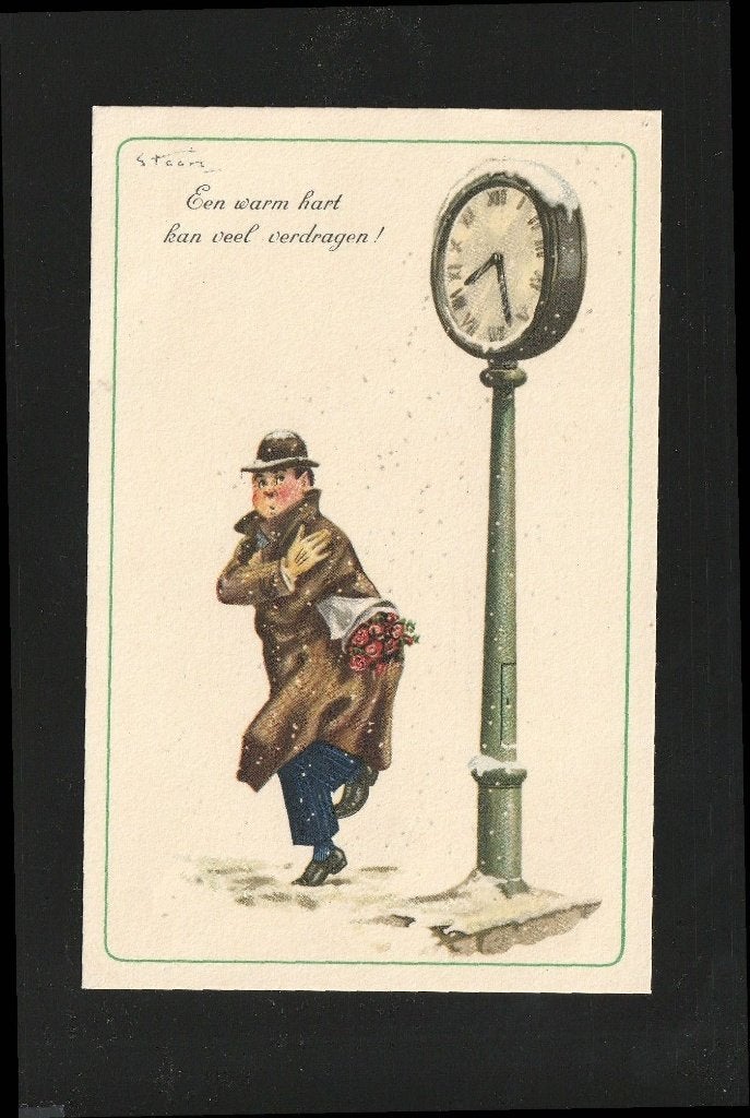 Ansichtkaart Een warm hart kan illu Pax Steen CC01-22, Ophalen of Verzenden, 1940 tot 1960, Ongelopen, Sterren en Beroemdheden