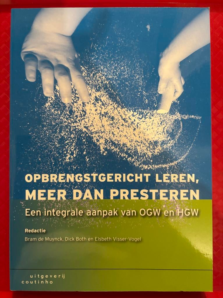 Opbrengstgericht Leren, Meer Dan Presteren - Studieboek, Ophalen of Verzenden, Gamma, Zo goed als nieuw, HBO