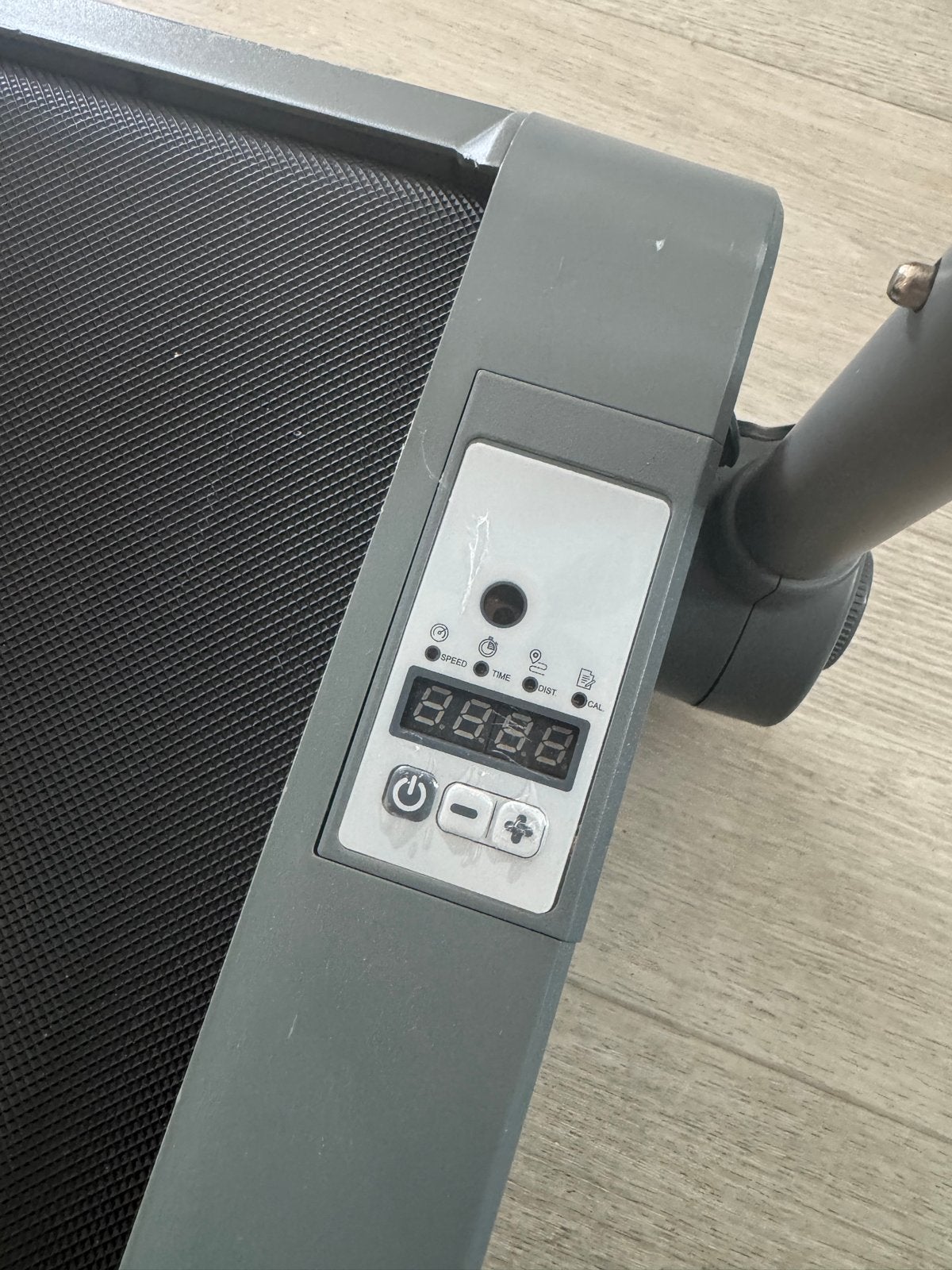 Compacte Loopband met Afstandsbediening en Verschillende Sta, Ophalen, Gebruikt, Metaal, Loopband