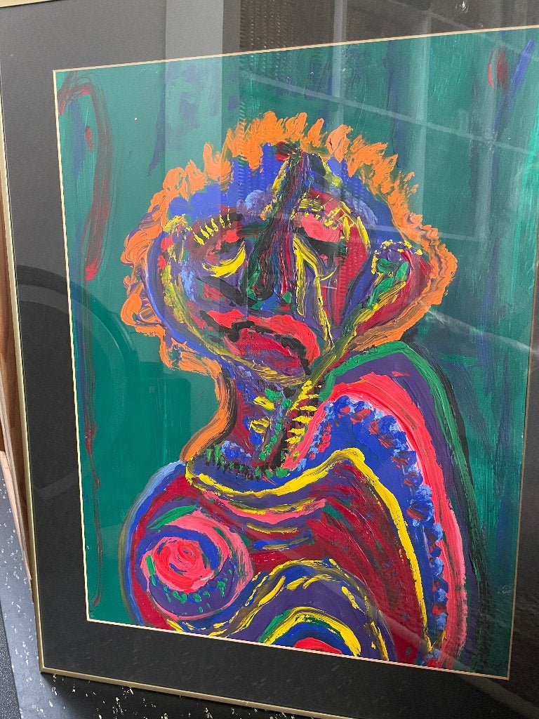 Groot werk van OLAV VORSEL , abstract / modern, Antiek en Kunst, Ophalen